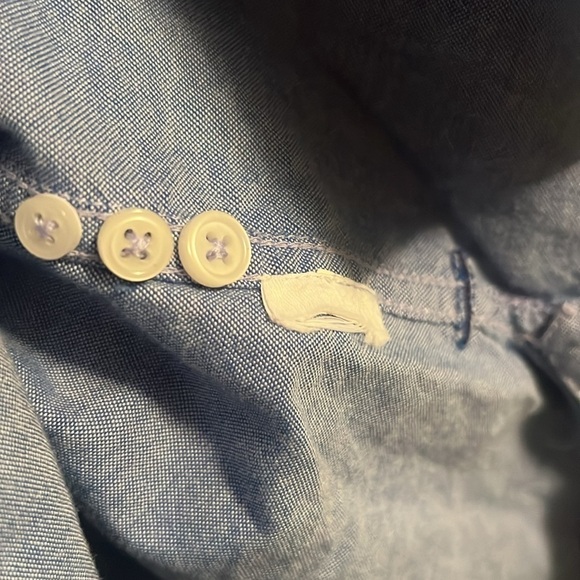 🔘J.Crew Flex Washed Button Up Lightweight Denim Slim And Untucked Vintage - Picture 11 of 12